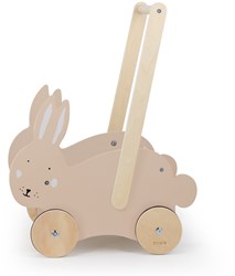 Trixie chariot de marche en bois - trotteur Mrs. Rabbit certifié FSC