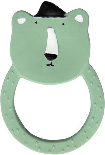 Trixie anneau de dentition caoutchouc naturel bébé Mr. Polar Bear vert