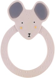 Trixie anneau de dentition caoutchouc naturel Mrs. Mouse - jouet bébé sûr