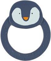 Trixie anneau de dentition caoutchouc naturel jouet bébé Mr. Penguin bleu