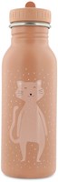 Trixie gourde 500ml - bouteille en inox pour enfants - Mrs. Cat - étanche - rose