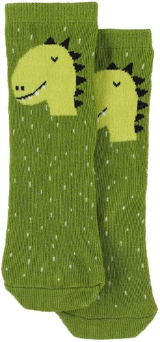 Trixie chaussettes lot de 2 - chaussettes enfant Mr. Dino taille 16/18 - vert