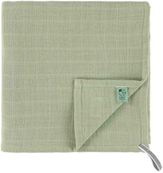 Trixie lange en coton bio bébé 110x110cm vert Bliss Sage