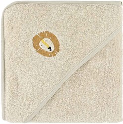 Trixie cape de bain jaune - cape animale douce pour enfants 75x75cm