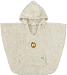 Trixie poncho enfant coton biologique - Lion jaune éponge