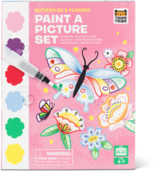 Tiger Tribe kit de peinture créatif - papillons et fleurs jouet créatif