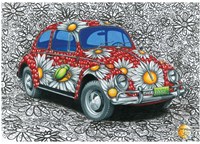 Dino puzzle VW Coccinelle 500 pièces - jouet puzzle coloré
