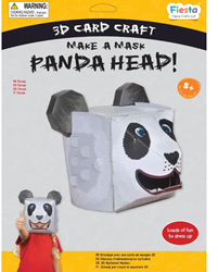 Fiesta Crafts Panda 3D Mask Card Craft