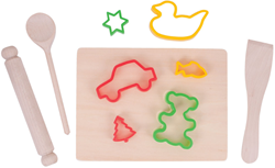 BigJigs jouet set de pâtisserie - kit de pâtisserie en bois pour enfants