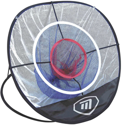 Masters filet pop-up cible de chipping golf 55 cm polyester noir rouge