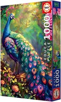 Educa puzzle animaux 1000 pièces carton coloré-2