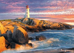 Puzzle Eurographics Phare de Peggy's Cove, Nouvelle-Écosse - 1000 pièces