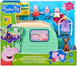 Hasbro Peppa Pig caravane set de jeu avec figurines et accessoires