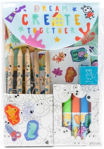 Blue Sky Studios Peppa Pig kit de coloriage voyage - plaisir créatif pour enfants
