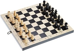 Cassette d'échecs/dames/backgammon Philos Champ 50 mm, hauteur roi 100 mm