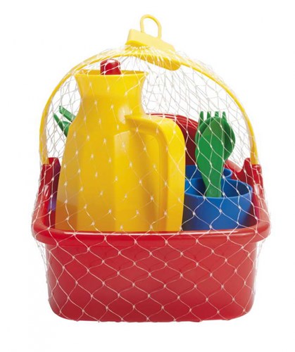 Dantoy set de pique-nique panier en plastique 18 pièces pour enfants-2