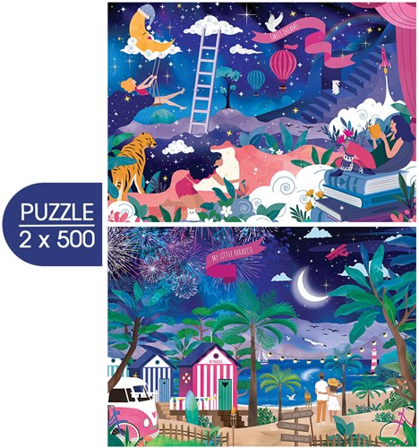 Pieces & Peace 2 Puzzles - Meine Träume - 500 Teile