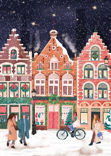 Pieces & Peace Brügge zu Weihnachten - 1000 Teile