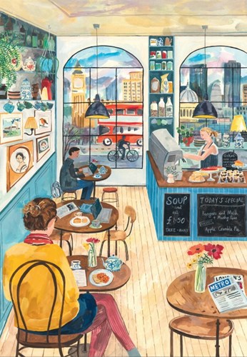 Pieces & Peace Londoner Café - 1000 Teile