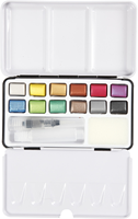Creativ Company set aquarelle métallique - 12 couleurs avec pinceau