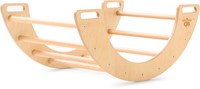 Kinderfeets Wooden Pikler - Arche de balançoire et d'escalade-2