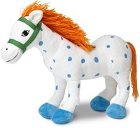 Kinderboeken Cheval en peluche Pippi Longstocking Witje 30cm jouet doux