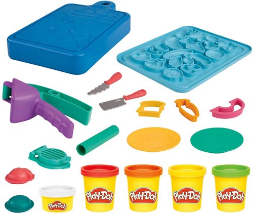 Pâte à modeler Hasbro Play-Doh Little Chef Starter Set avec accessoires de cuisine-2