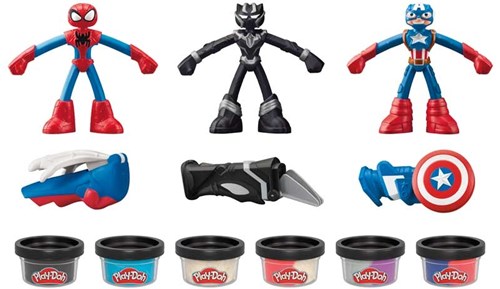 Hasbro set de pâte à modeler Marvel Play-Doh avec figurines de super-héros-2