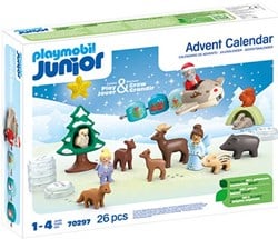 Playmobil Calendrier de l'Avent Junior - Noël blanc - jouet durable