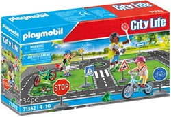 Playmobil City Life set d'éducation routière avec accessoires