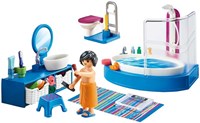 Playmobil Dollhouse salle de bain jouet avec baignoire et accessoires-2