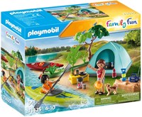 Playmobil Family Fun Set de camping en plein air - Aventure camping