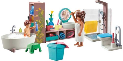 Playmobil salle de bain set de jeu - My Life - durable et créatif-2