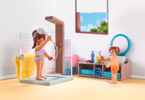 Playmobil salle de bain set de jeu - My Life - durable et créatif-3