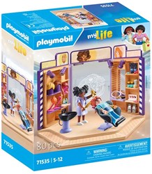 Playmobil salon de coiffure set de jeu My Life avec accessoires