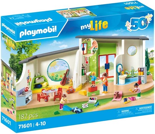 Playmobil set de crèche jouet - My Life Rainbow Day-Care