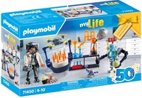 Playmobil coffret cadeau chercheurs avec robots - jouet fête scientifique