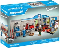 Playmobil Vespa Garage coffret de jeu - atelier années 60 multicolore