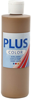 Plus Color peinture acrylique marron clair 250 ml - peinture loisirs créatifs