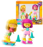Pinypon Top Roller Girls set met tattoos