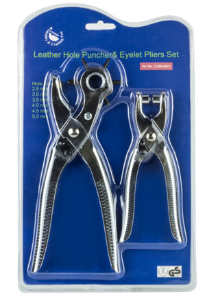 Hobby & Crafting Fun pince perforatrice et pose-œillets argentée pour loisirs créatifs