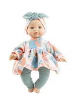 Paola Reina poupée bébé Andy Primavera Esther 27cm poupée vinyle verte