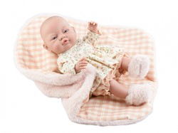 Paola Reina poupée bébé fille yeux bleus 42cm - jouet réaliste