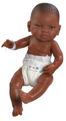 Paola Reina Pop Bebitos fille foncée (45cm/couche)