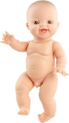Paola Reina poupée bébé Gordi garçon souriant 34cm poupée vinyle