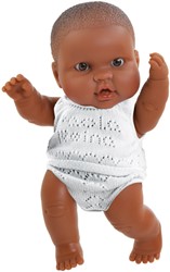 Paola Reina Pop Puppegie garçon foncé/blanc (21cm)