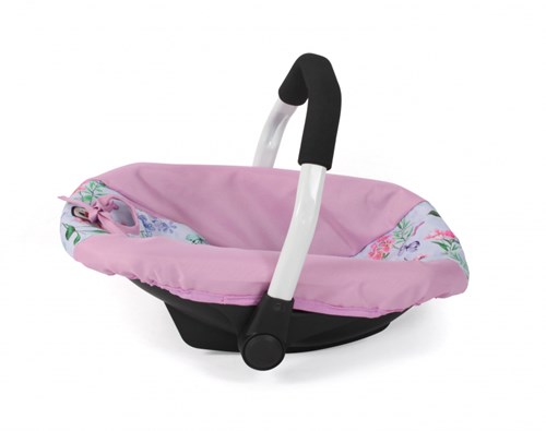 Bayer Chic 2000 siège auto poupée fleurs blanc rose style Maxi-Cosi-2