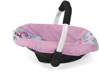 Bayer Chic 2000 siège auto poupée fleurs blanc rose style Maxi-Cosi-3