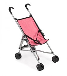 Bayer Chic 2000 poussette poupée landau rose foncé noir légère