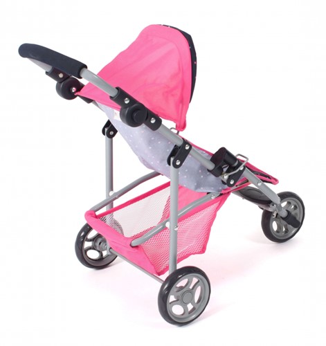 Bayer Chic Poppenbuggy jogging Lola (confetti pink)-3